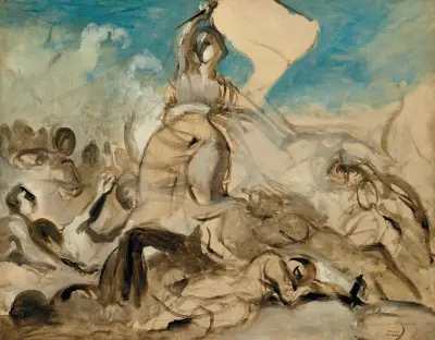 Wolność wiodąca lud, Eugène Delacroix