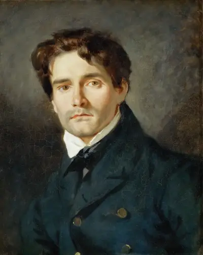 Porträt von Léon Riesener von Eugène Delacroix