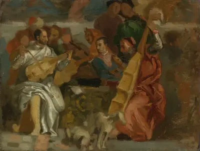 Musicians av Eugène Delacroix