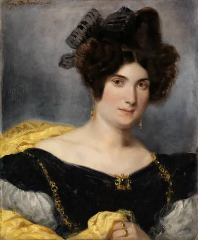 Portrait of Madame François Simon, Eugène Delacroix