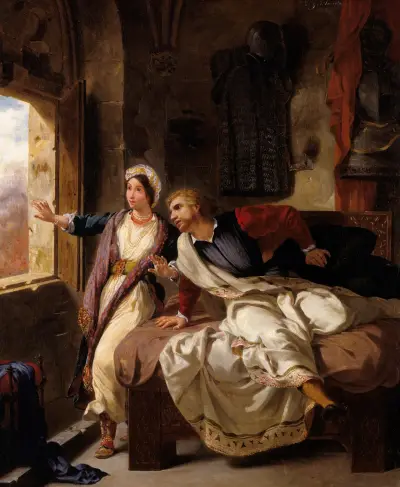 Rebeka i ranny Ivanhoe, Eugène Delacroix