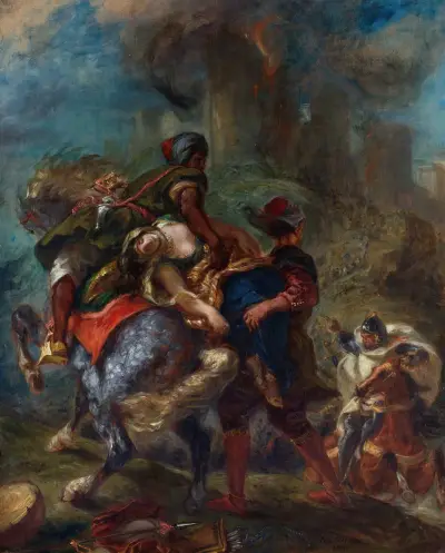 Porwanie Rebeki, Eugène Delacroix