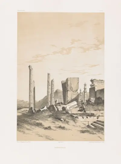Persepolis, 1843 – Nr. 2, Eugène Flandin