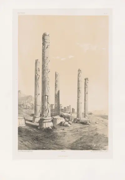 Persepolis, 1843 – nr 1, Eugène Flandin