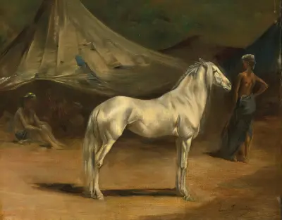 Le Campement Arabe av Eugène Fromentin