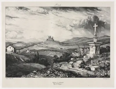 Zamek Larderole, Eugène Isabey