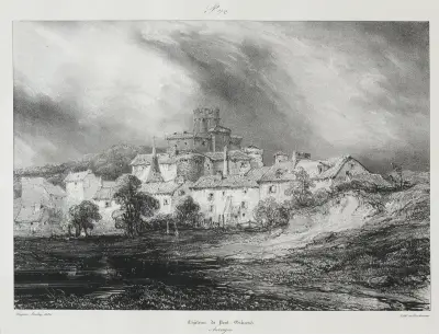 Zamek Pont-Gibaud, Eugène Isabey