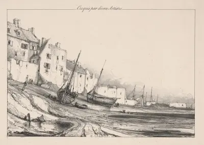 Pejzaż nadmorski, Eugène Isabey