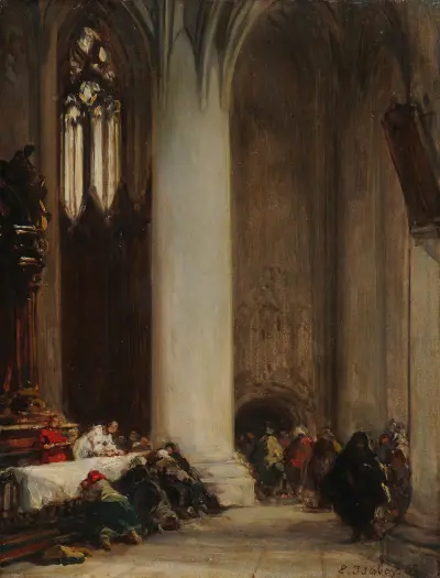Komunia, Eugène Isabey