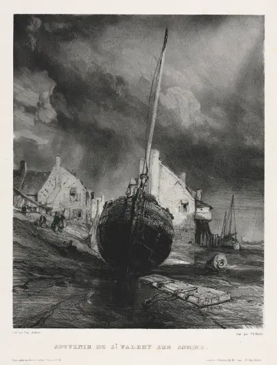 Wspomnienie z Saint-Valéry-sur-Somme, Eugène Isabey