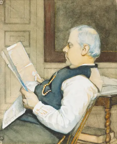 Portrait of the Artist’s Father, Eugène Jansson