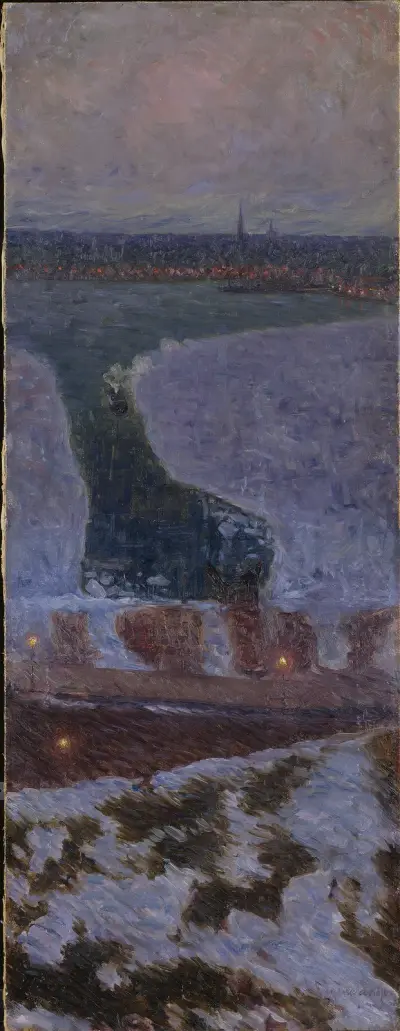 Riddarfjärden. A Stockholm, Eugène Jansson