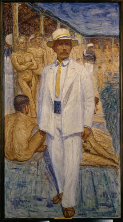 Selfportrait, Eugène Jansson