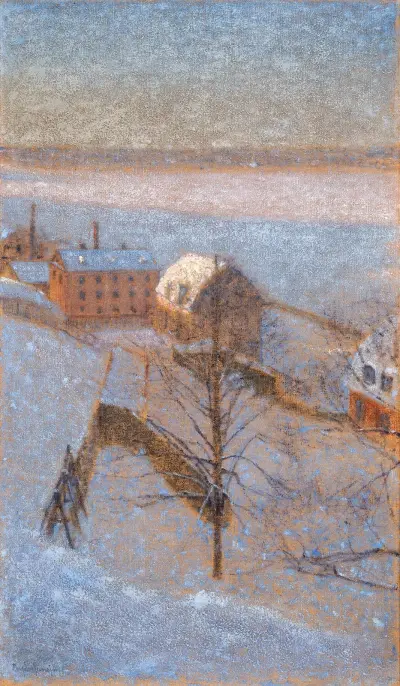 Winterscene, Stockholm, Eugène Jansson