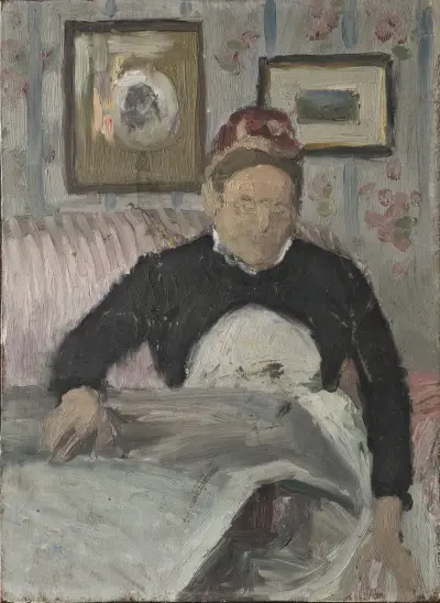 Brita Maria (Mussa) Banck (1830-1906), housekeeper av Eva Bonnier