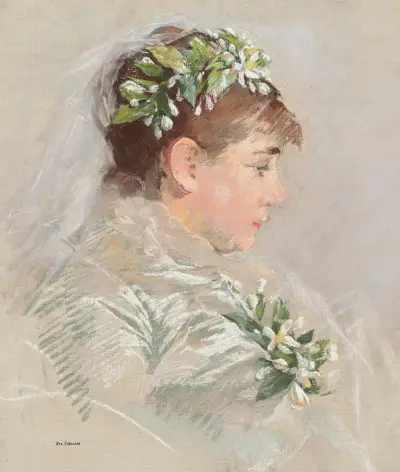 La Mariée (Jeanne Gonzalès) av Eva Gonzalès
