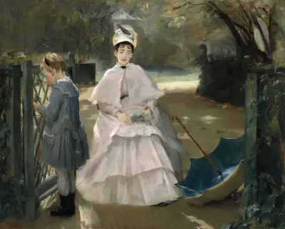 Nanny and Child av Eva Gonzalès