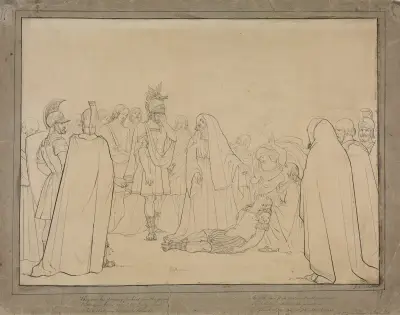 Eneaszowi ukazano ciało Pallasa z „Eneidy” Wergiliusza, Sir John Everett Millais