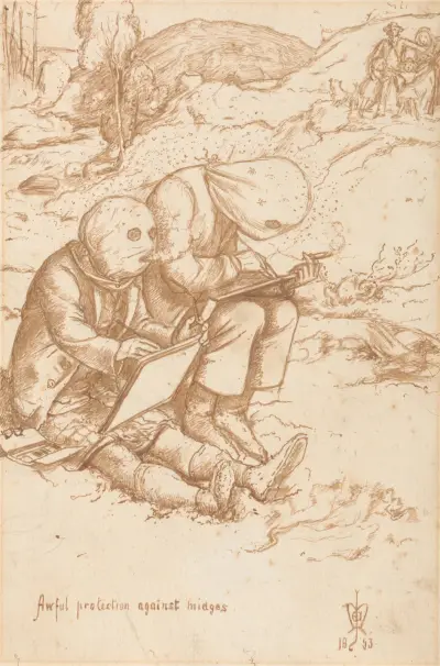 Fruktlöst skydd mot mygg, Sir John Everett Millais