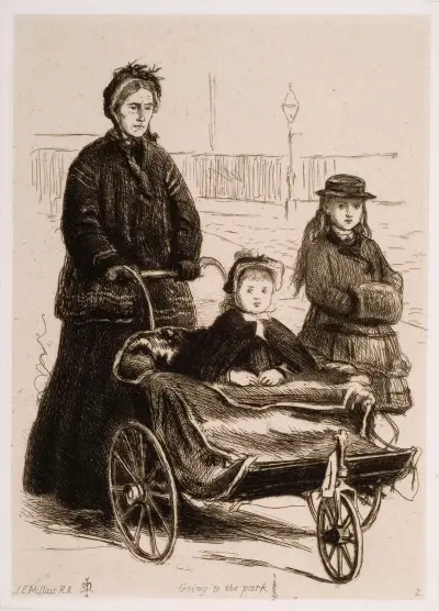 W drodze do parku, Sir John Everett Millais
