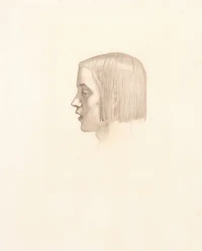Izabela – Studium głowy młodzieńca, Sir John Everett Millais
