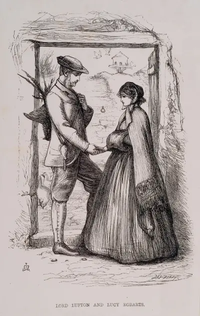 Lord Lufton and Lucy Robarts, Sir John Everett Millais