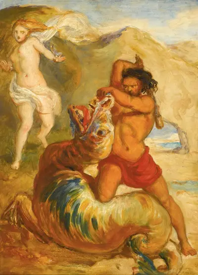 Perseusz ratujący Andromedę, Sir John Everett Millais
