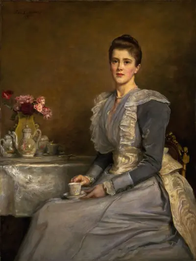 Portret Mary Endicott (zm. 1957), Mrs Joseph Chamberlain, Sir John Everett Millais