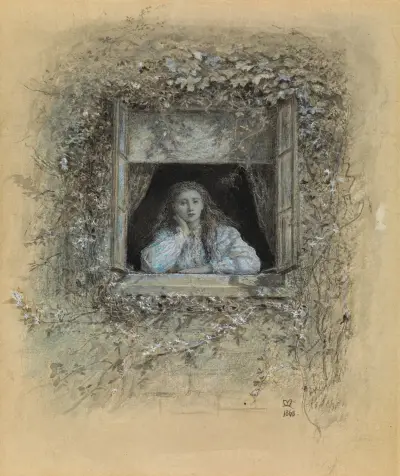 Zamyślenie, Sir John Everett Millais