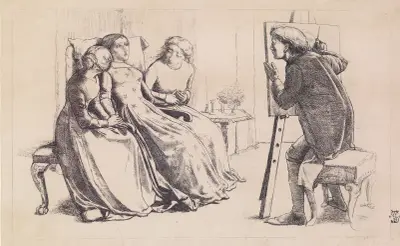 Święta Agnieszka od Wstawiennictwa, 1850, Sir John Everett Millais