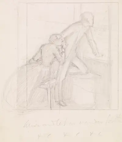 Córka młynarza Tennysona – Studium męża i żony w Powstańmy i wędrujmy razem, 1855 – Nr 1, Sir John Everett Millais