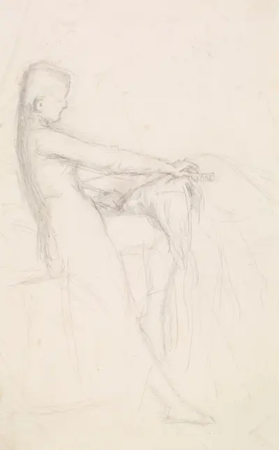 Siostry Tennysona – studium figury, 1855 – nr 2, Sir John Everett Millais