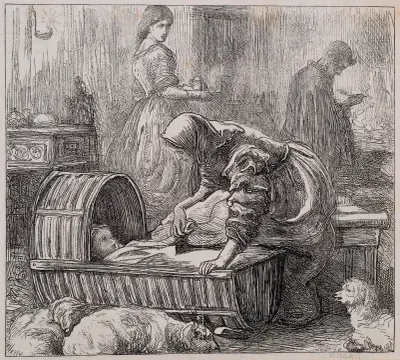 The Anglers of the Dove – Farmer Chell’s Kitchen, Sir John Everett Millais