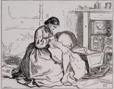 Góra lodowa – Szwaczka, Sir John Everett Millais