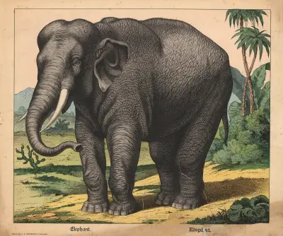 Elephant av J.F. Schreiber