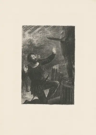 Benvenuto Cellini. Akt III. Der Guss des Perseus von Henri Fantin-Latour