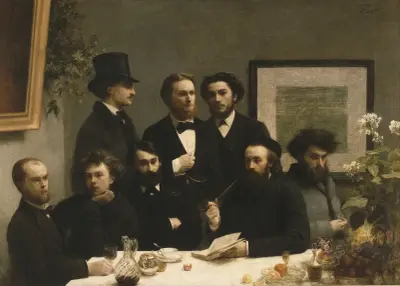 Bei Tisch von Henri Fantin-Latour