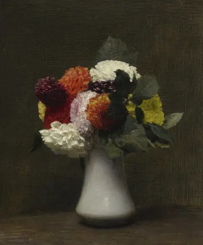 Dahlias von Henri Fantin-Latour