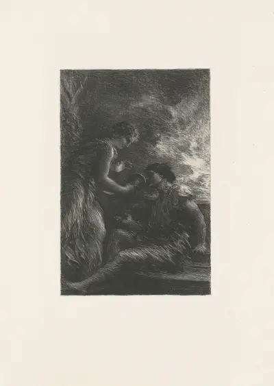 Die Walküre. 1. Akt. Sieglinde und Siegmund von Henri Fantin-Latour