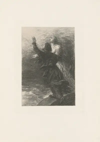 Der fliegende Holländer. Dritter Akt von Henri Fantin-Latour