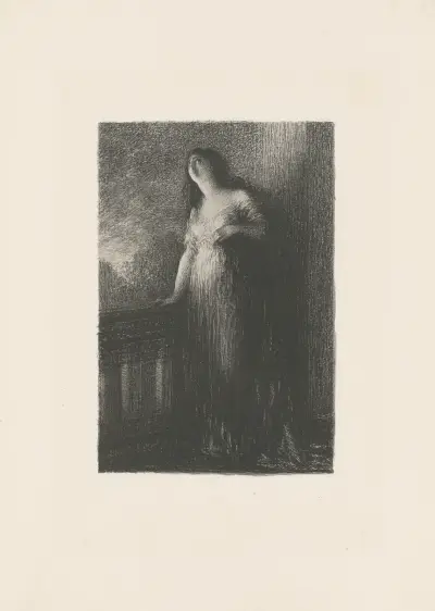Romeo und Julia. Vertrauen in der Nacht von Henri Fantin-Latour