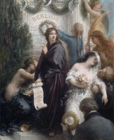 Der Jahrestag (Hommage an Hector Berlioz) von Henri Fantin-Latour