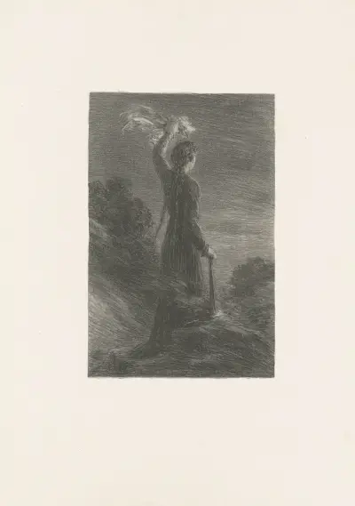 Tristan und Isolde. 2. Akt. Signal in der Nacht von Henri Fantin-Latour