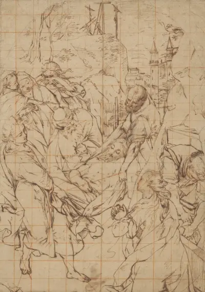 The Entombment of Christ av Federico Barocci