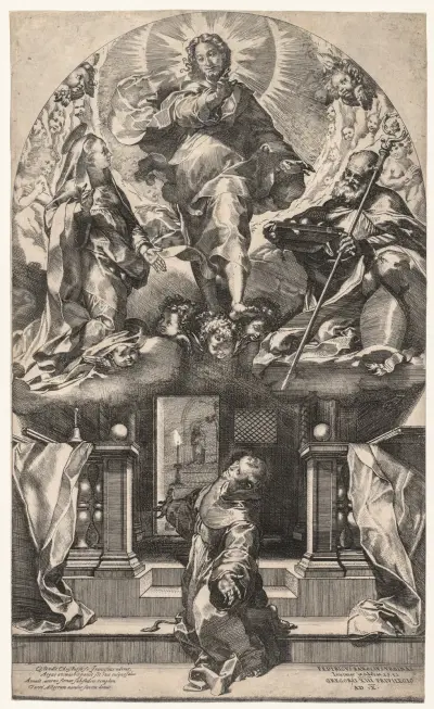 The Vision of St. Francis av Federico Barocci