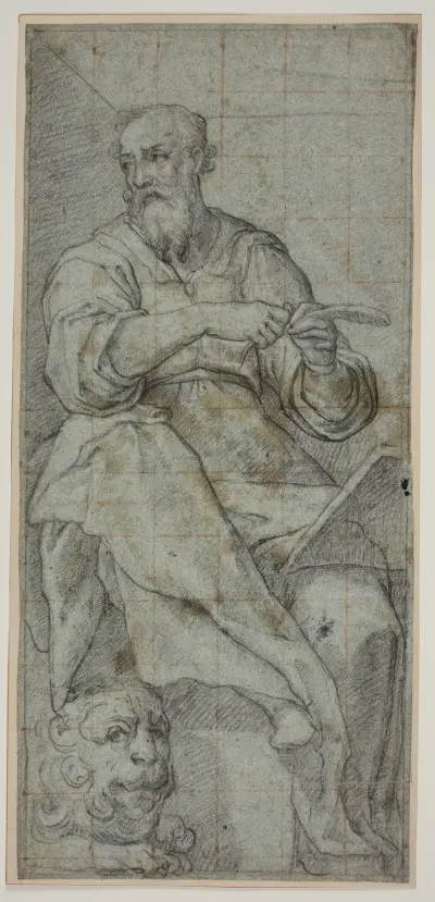 Evangelisten Sankt Markus av Federico Zuccaro