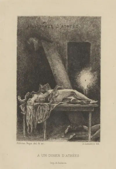 A un diner d’athées av Félicien Rops