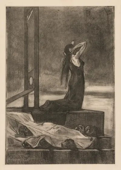 Capital Punishment; The Pain of Death av Félicien Rops