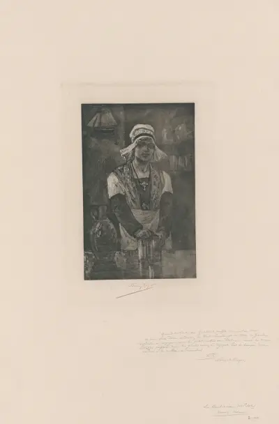 La cantinière du pilotage av Félicien Rops