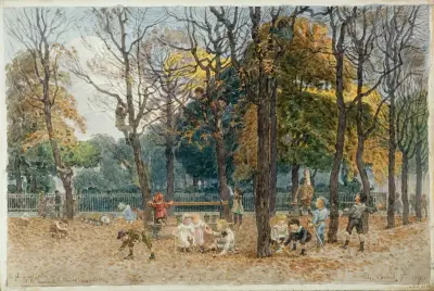 La place des Ecoles et le square de la mairie du 14ème arrondissement, Félix Brard